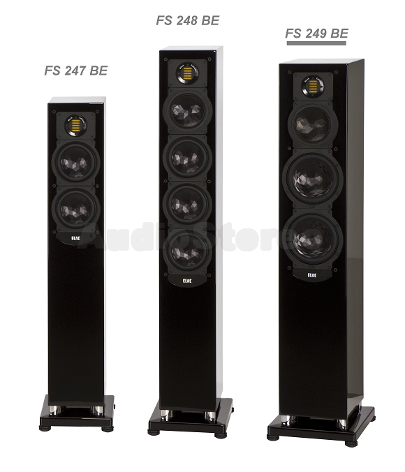 ELAC FS FS 247, FS 248 and FS 249 Black Edition group picture